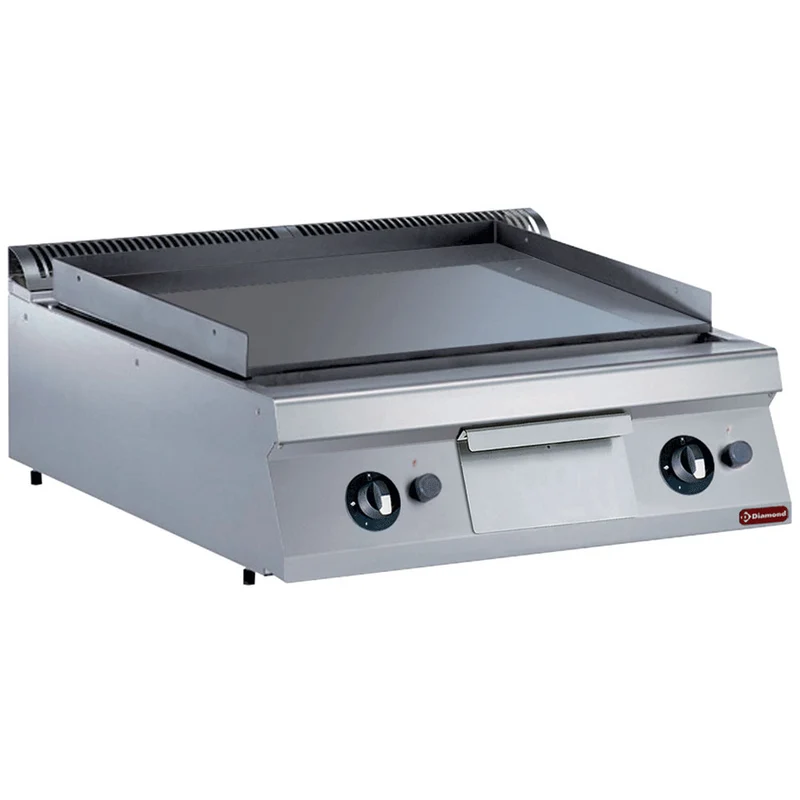 Gas Grillplatte glatt, Hartchrom -TOP- - G22/PLCD8T-N