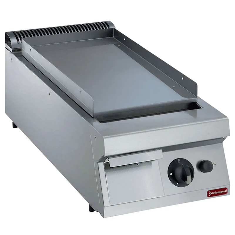 Gas Grillplatte glatt, Hartchrom -TOP- - G22/PLCD4T-N