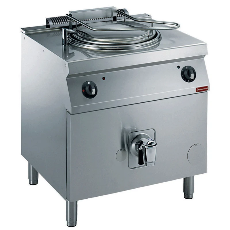 Gas Kochkessel 150 Liter, indirekt beheizt, auf Unterbau - G22/M150I8-N