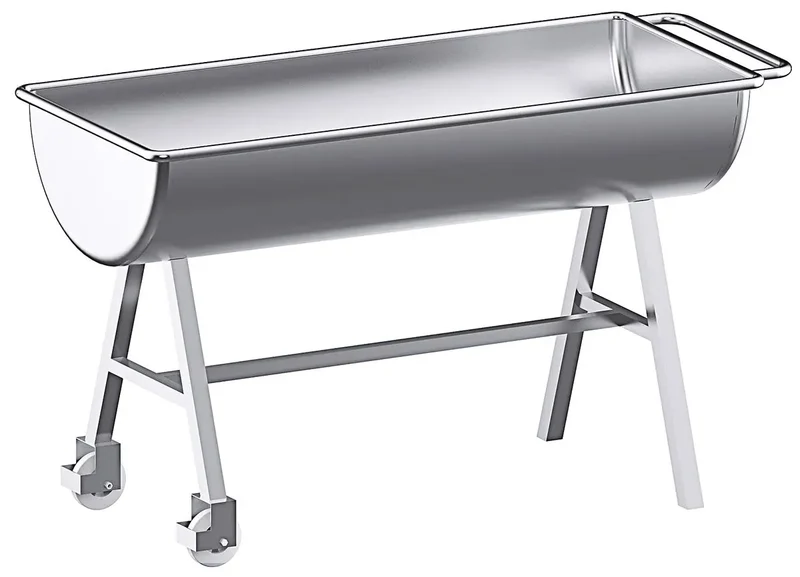Edelstahl Mengmulde 150 bis 200 Liter