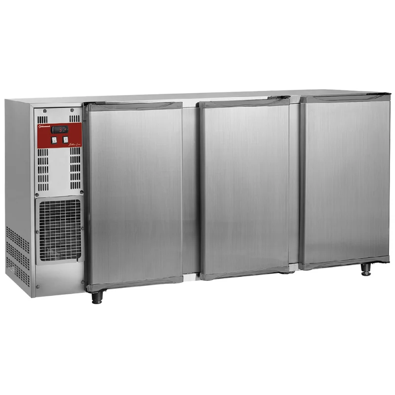 Flaschenkühlschrank, Edelstahl, 3 Türen, 579 Liter - TAVX/3-R2