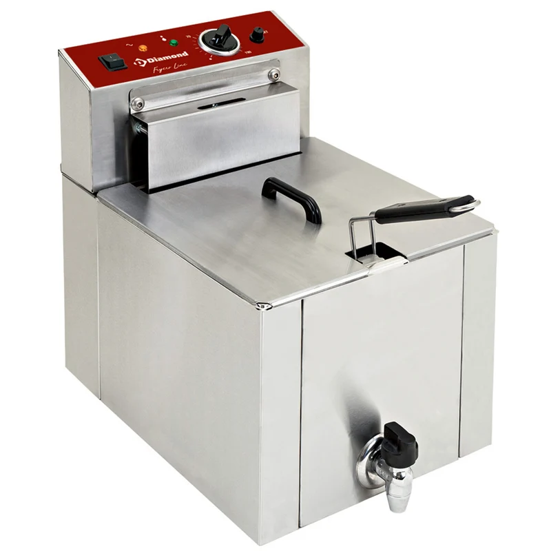 Elektro-Tischfriteuse "S-POWER" 12 Liter + Ablasshahn - F12TR/SP