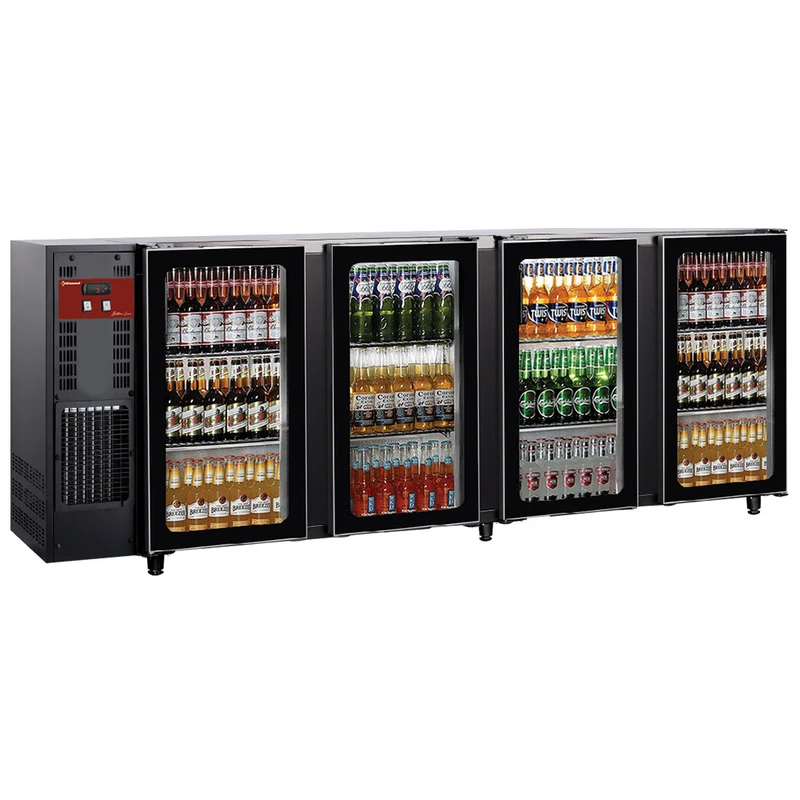 Flaschenkühlschrank 4 Glastüren, 783 Liter - TAVT/4G-R2