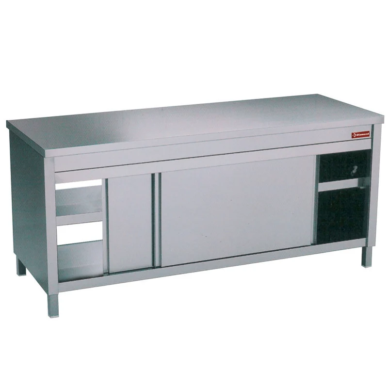 Neutraler Arbeitsschrank "zentrale Durchreiche" - TAP127/U