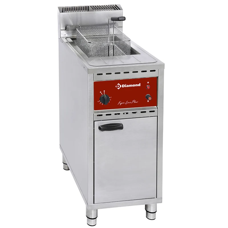 Gas-Fritteuse, 1 Tank 16 Lit., auf Unterschrank - FSM-16G/C