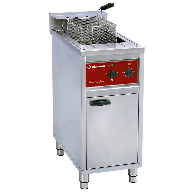 Elektro Friteuse 16l auf Untergestell, 4-8-12 KW - FSM-16E/N