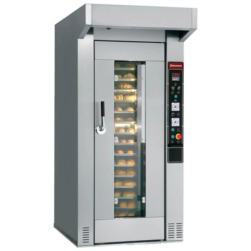 Konvektionsofen für Bäckerei und Konditorei, Rotativ, 15 oder 18 Ebenen (450 x 650 mm oder 500x700 mm) - FRM/4E-L