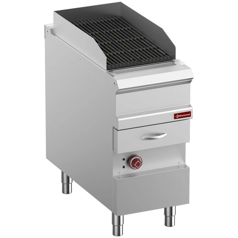 Elektrischer Dampfgrill, "doppelseitiger" Gusseisenrost, Modul 1/2 - E9/GVQA4-N