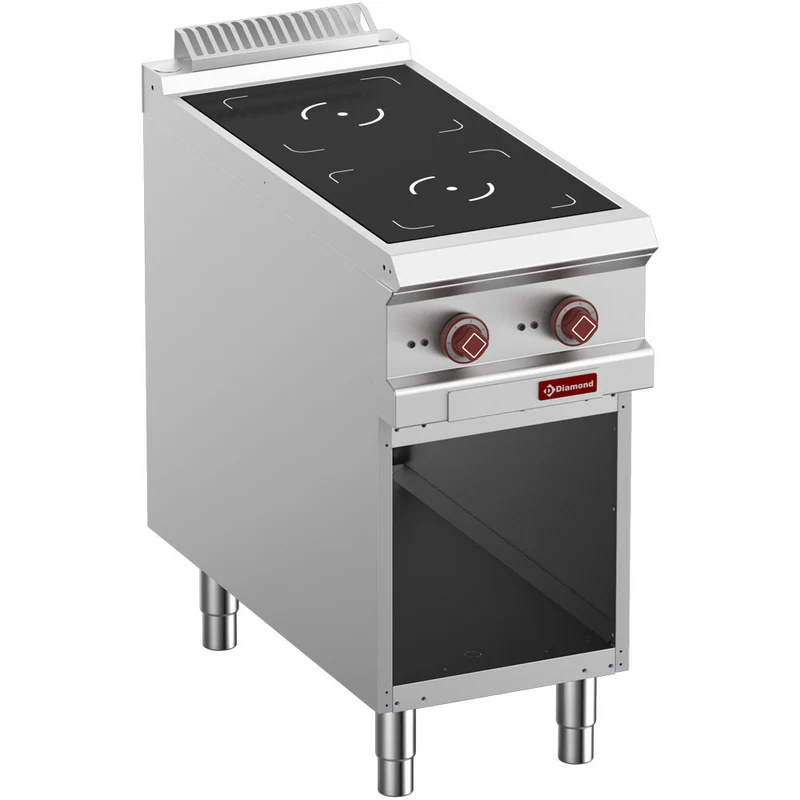 Elektro-Ofen, 2 Induktionszonen, offener Unterbau - E9/2IDA4-N