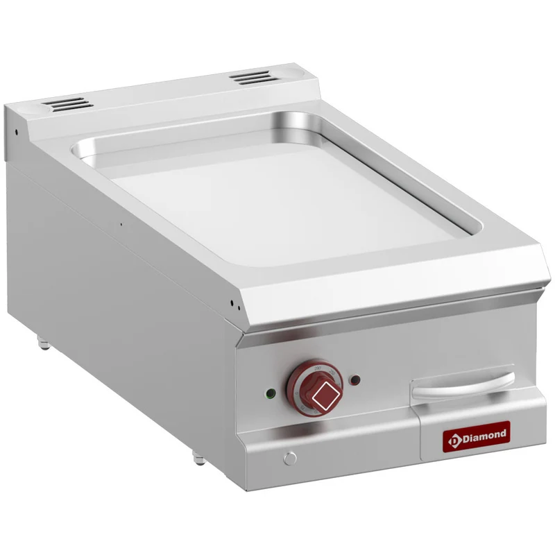 Elektro-Grillplatte, glatt, hartverchromt, Modul 1/2 -Top- - E7/PLCD4T-N