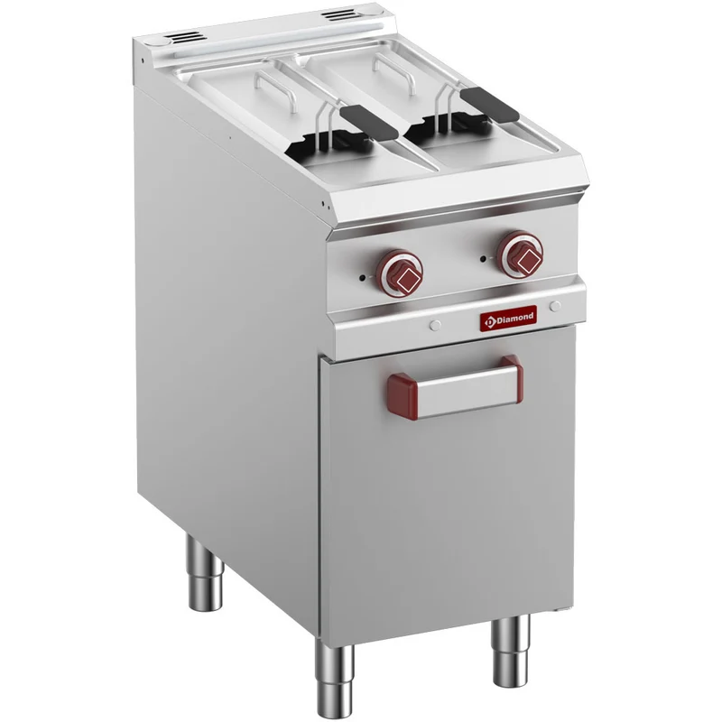 Elektrische Fritteuse, 2 Becken, 7 Liter auf Unterbau - E7/F2V7A4-N