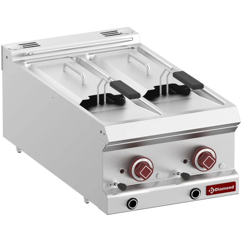 Elektro-Fritteuse, 2 Becken, 7 Liter -Top- - E7/F2V64T-N