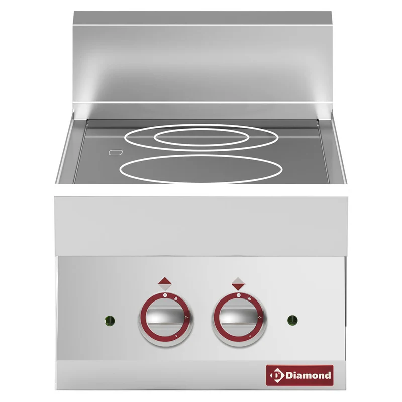 Elektro-Vitro-Keramikherd 2 Kochstellen -top- "Alpha 650" - E65/2VC4T-230V/3-N