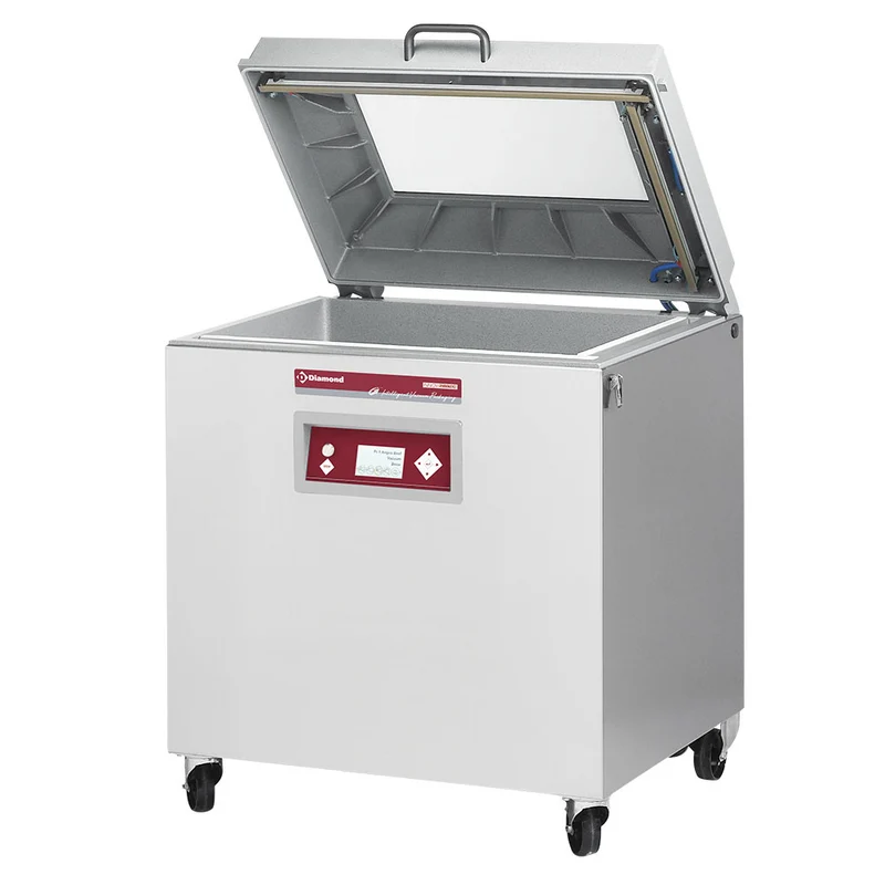 Vakuummaschine, Aluminium behälter 800x500xh235 mm .-100 m3/Std. LCD-Bildschirm - SC-124V/IVP