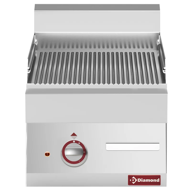 Gerillte Elektrokochplatte -top- "Alpha 650" - E65/PR4T-230V/3-N