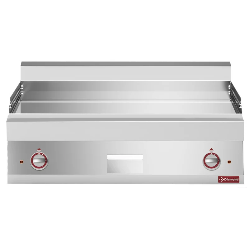 Elektro Grillplatte, EXTRA BREIT glatt verchromt - E65/PLCD10T-N