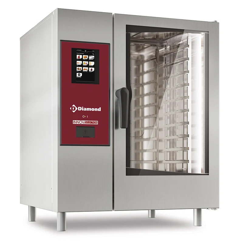 Kombidämpfer "TOUCH" mit Boiler & Konvektion 10xGN1/1+ Reinigung - SBGT/XC-10