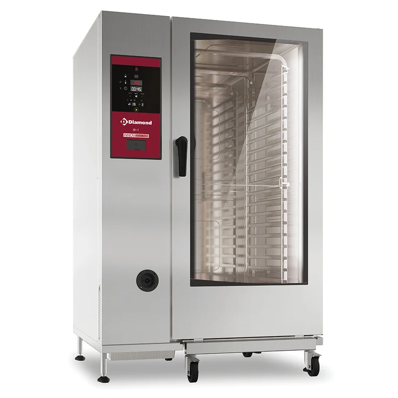 Kombidämpfer mit Boiler & Konvektion 20x GN2/1 + Reinigung - SBES/XC-22