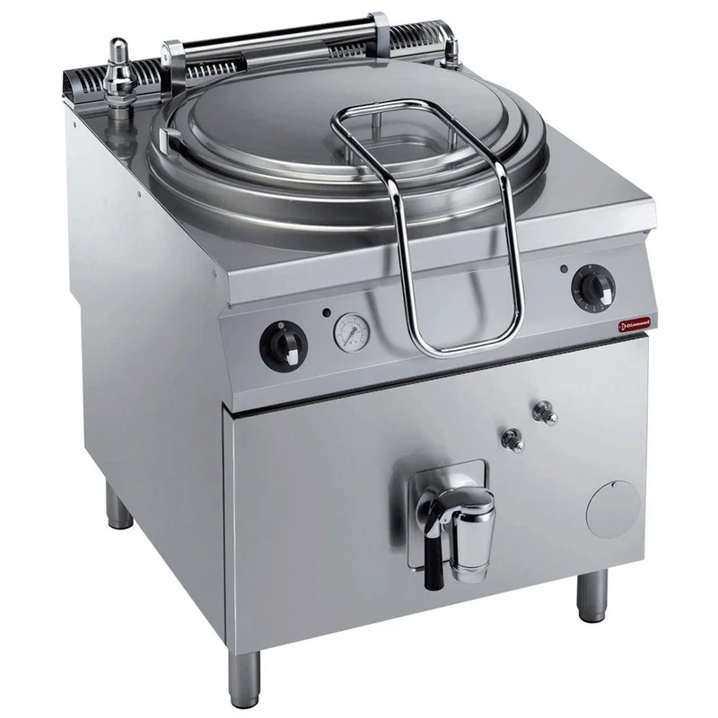 Elektro Kochkessel 150 Liter, indirekt beheizt, auf Unterbau - E22/M150I8-N