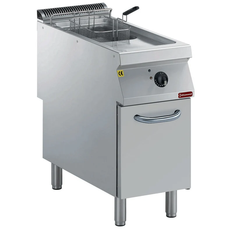 Elektro-Friteuse 1 Becken "Y" 15 L, externe Brenner, auf Unterschrank - E22/F15A4-230/3--N