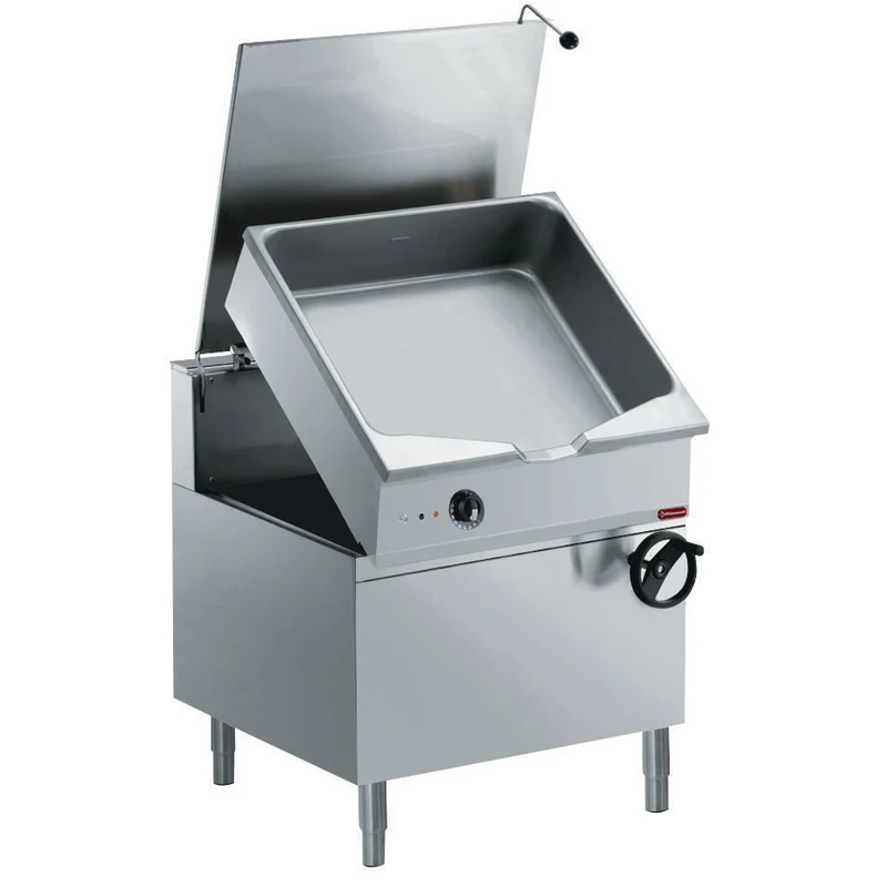 Elektro Kippbratpfanne, "Duomat" Becken 80 Liter auf Untergestell - E22/BM8C-230/3--N