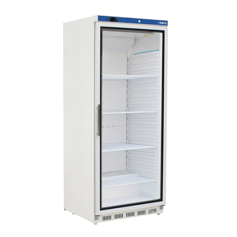 Saro Lagerkühlschrank mit Glastür - weiß, Modell HK 600 GD V2