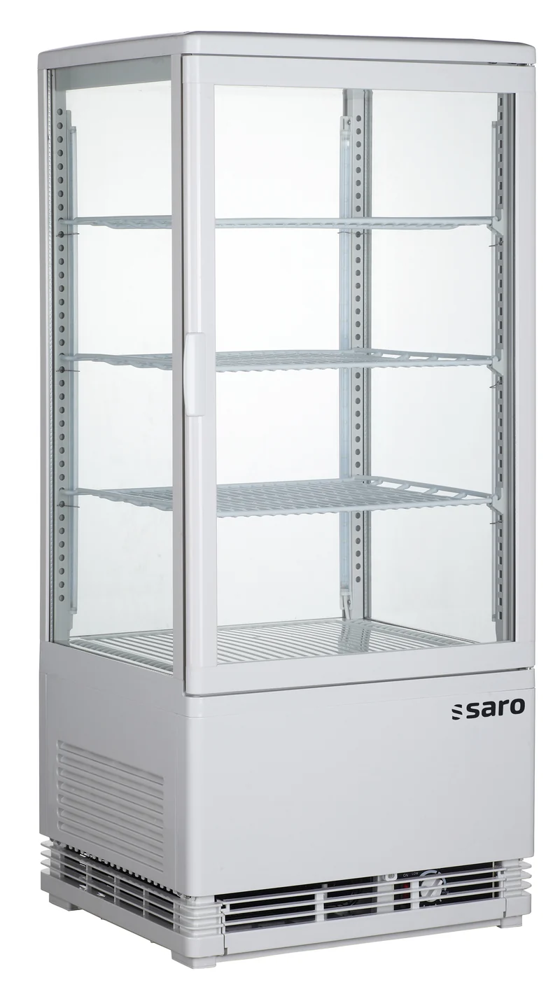 Saro Kühlvitrine 78 Liter, Modell SC 80 weiß