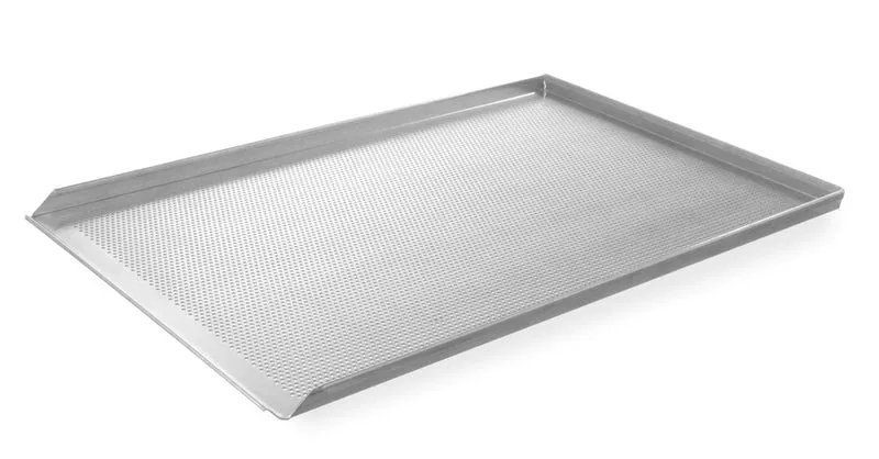 HENDI Blech – perforiert – 3 Ränder – 600 × 400 × 20 mm