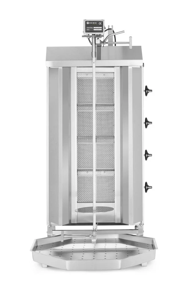 HENDI Gas Kebab Grill – Profi Line – 230 V / 16 W – 13 kW – 735 × 745 × 1110 mm