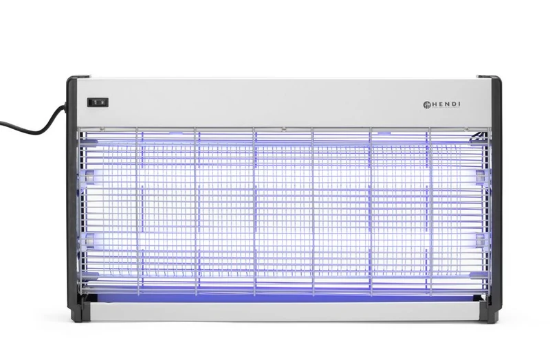 HENDI Insektenvernichter – elektronisch – Wirkungsbereich: 150 m² – 230 V / 45 W – 655 × 90 × 360 mm