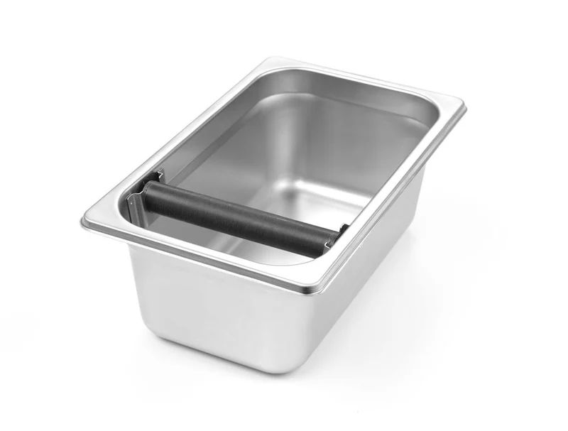 HENDI Kaffeesatz-Abklopfbehälter – GN 1 / 4 – 265 × 162 × 100 mm