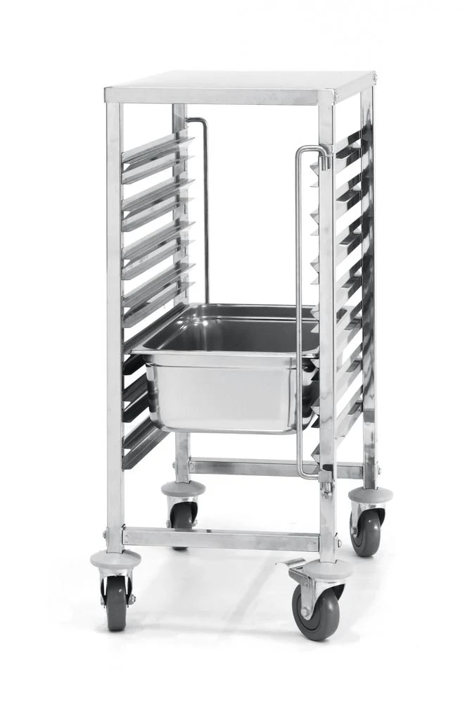 HENDI Abräumwagen - 7 x GN 1 / 1 – Profi Line – 445 × 615 × 945 mm
