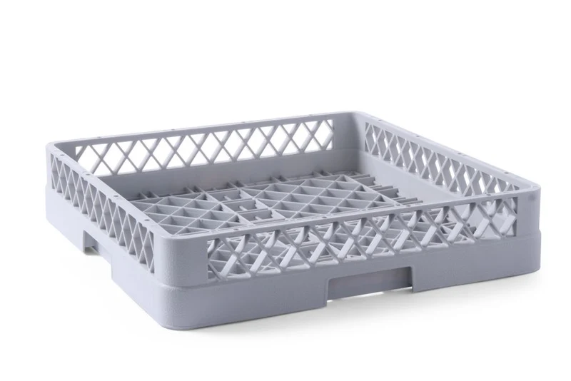 HENDI Geschirrspülkorb – universal – grobmaschig – 500 × 500 × 100 mm