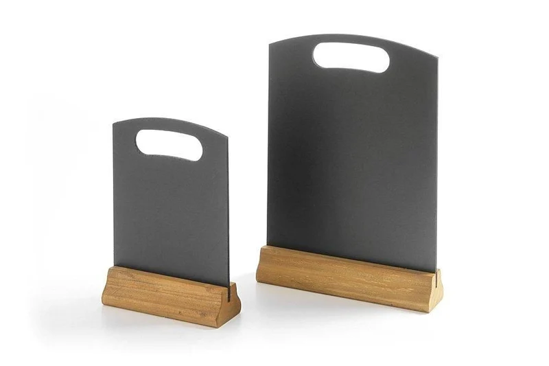 HENDI Tischkreidetafeln – 150 × 50 × 230 mm – 2 Stück