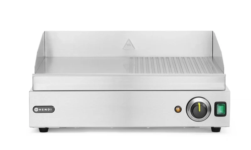 HENDI Grillplatte – Profi Line – 230 V / 2400 W – 527 × 404 × 233 mm