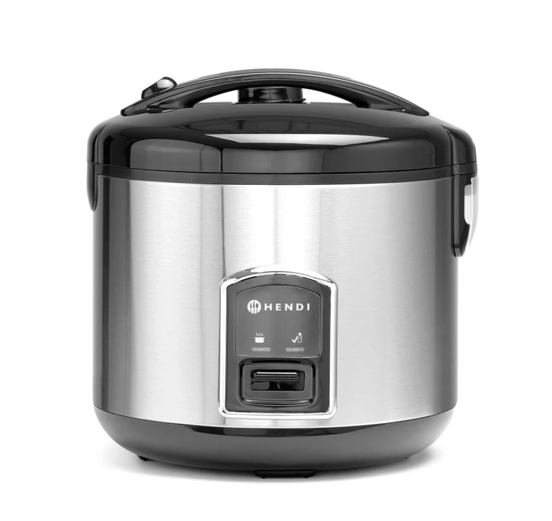 HENDI Reiskocher mit Dampfgarfunktion – Profi Line – 1,8 l – 230 V / 700 W – Ø 280 × H 285 mm