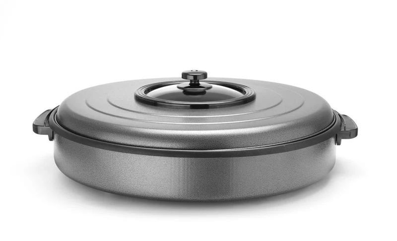 HENDI Partypfanne – Innentopf 550 × 60 mm – 230 V / 1600 W – Ø 620 × H 170 mm