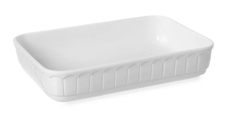 HENDI Ofenform Rustica – rechteckig – 4,8 l – 380 × 260 × 70 mm – 4 Stück