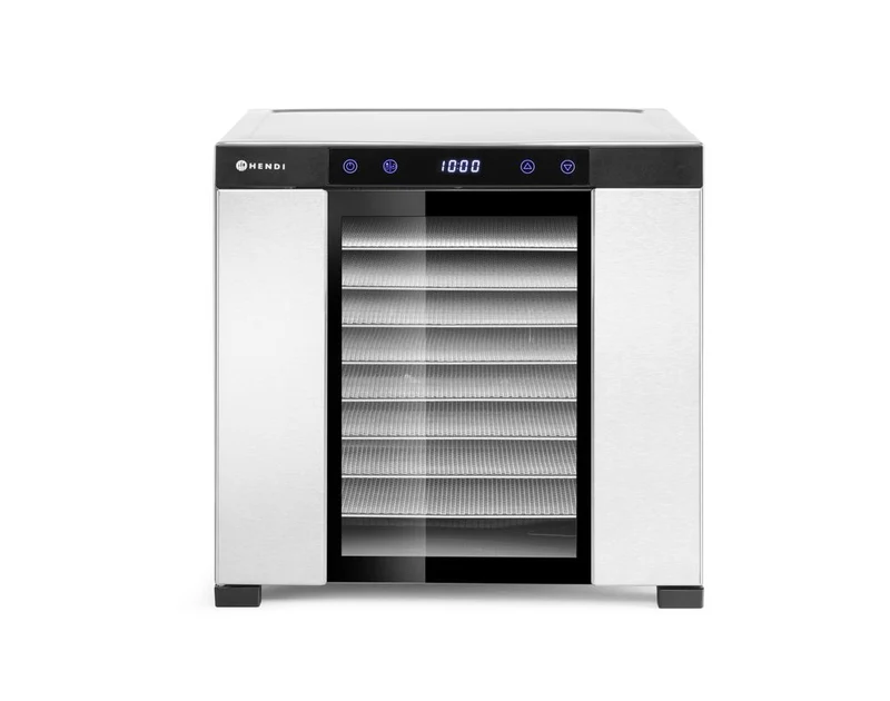 HENDI Dörrgerät Profi Line – Profi Line – 10 Bleche – 230 V / 1000 W – 430 × 550 × 416 mm