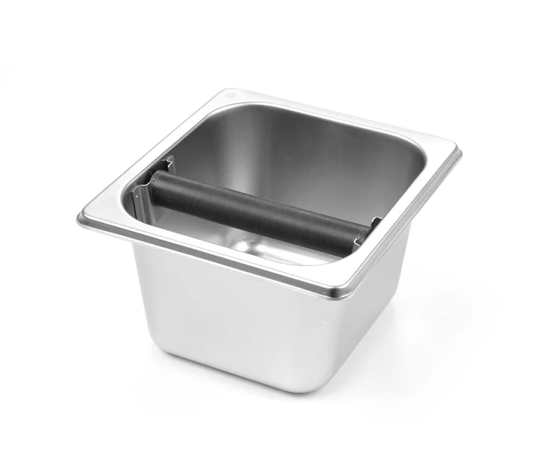 HENDI Kaffeesatz-Abklopfbehälter – GN 1 / 6 – 176 × 162 × 100 mm