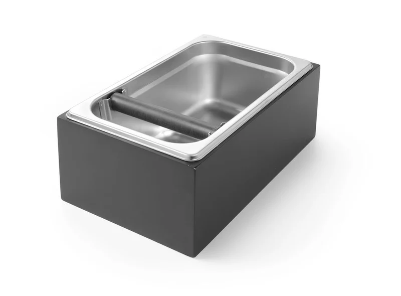 HENDI Kaffeesatz-Abklopfbehälter – 275 × 175 × 110 mm