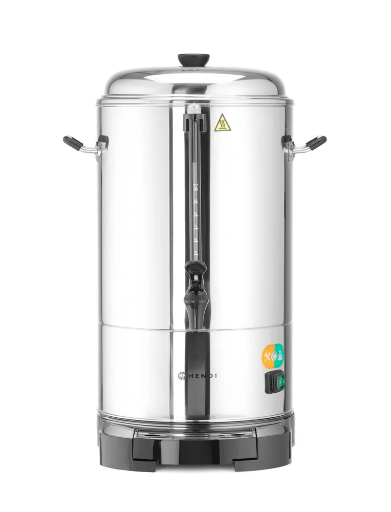 HENDI Kaffee-Perkolatoren – doppelwandig – 10 l – 230 V / 1500 W – 370 × 390 × 525 mm