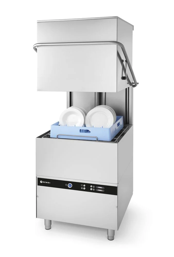 HENDI Haubengeschirrspüler 50 × 50 - elektromechanische Steuerung – Budget Line – 400 V / 8600 W – 745 × 900 × 1406 mm