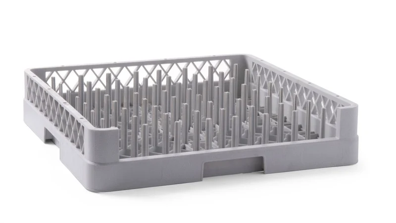 HENDI Geschirrspülkorb für Tabletts – 500 × 500 × 100 mm