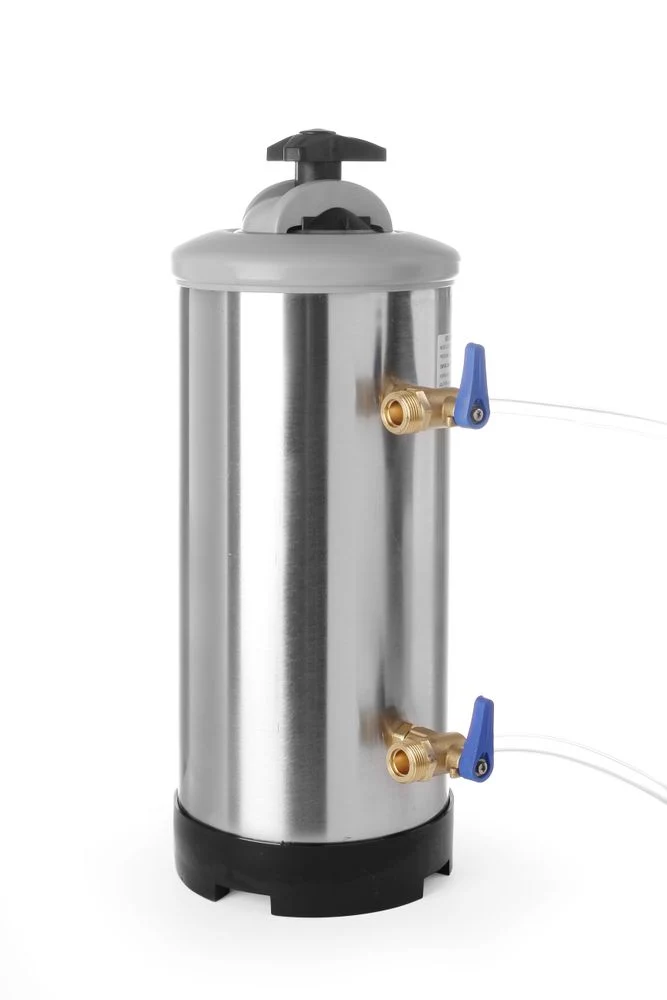 HENDI Wasserenthärter – Filterkapazität: (20°dH / 30°dH / 40°dH) 2520 / 1680 / 1260 – 12 l – Ø 185 × H 500 mm