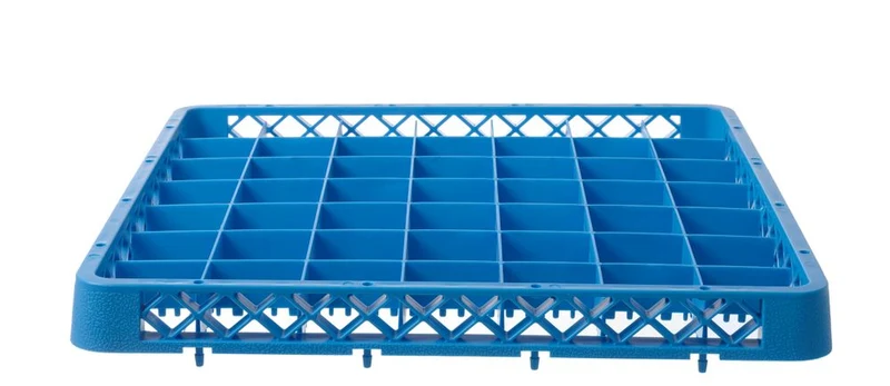 HENDI Aufsatz für Geschirrspülkorb – 49 Fächer 62 × 62 mm – 500 × 500 × 45 mm