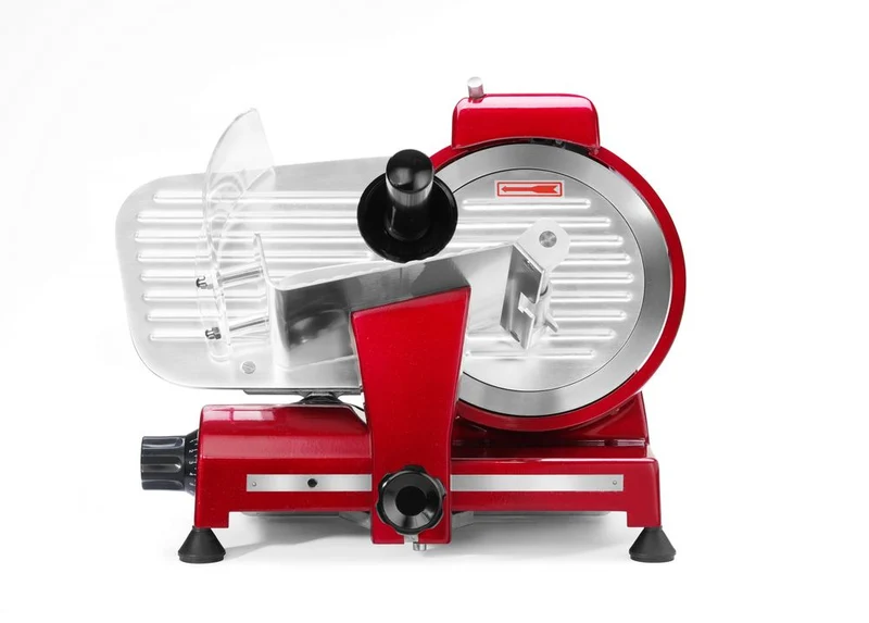 HENDI Aufschnittmaschine Profi Line 220 rote Sonderedition – Profi Line – 230 V / 280 W – 506 × 435 × 347 mm