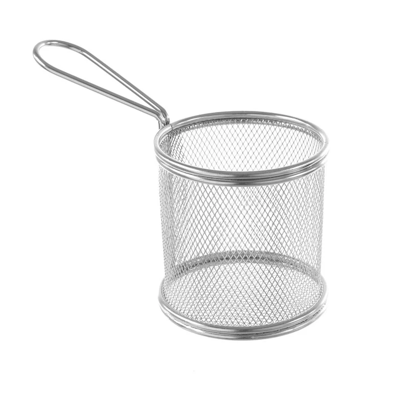 HENDI Miniatur-Snack-Frittierkörbe – 90 × 90 × 90 mm