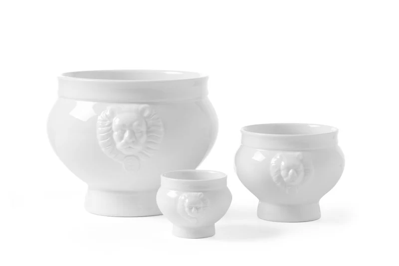HENDI Suppenschüssel – Lionhead – 0,5 l – Ø 138 × H 95 mm – 4 Stück
