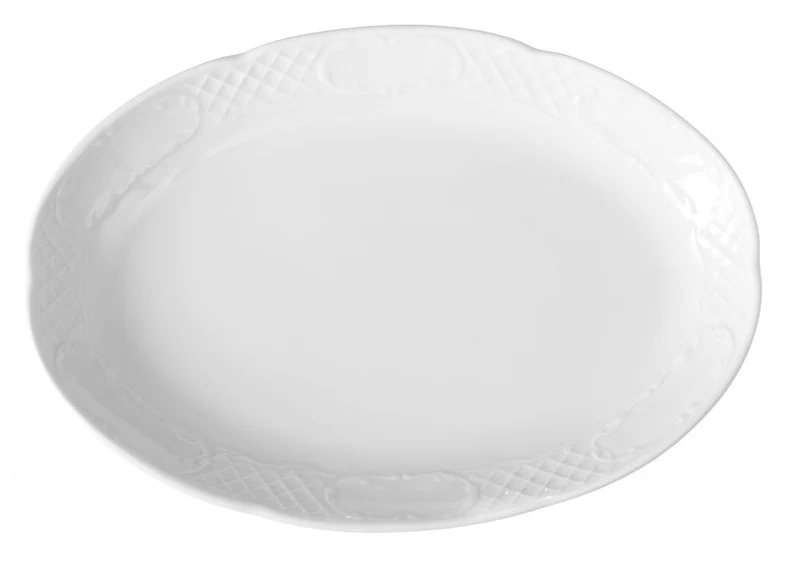 HENDI Platte – oval – 330 × 225 mm – 6 Stück